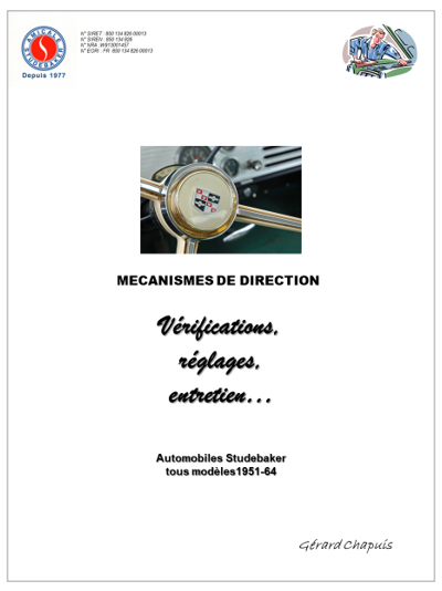 MECANISMES DE DIRECTION (Automobiles, tous modèles de 1951 à 1964)
