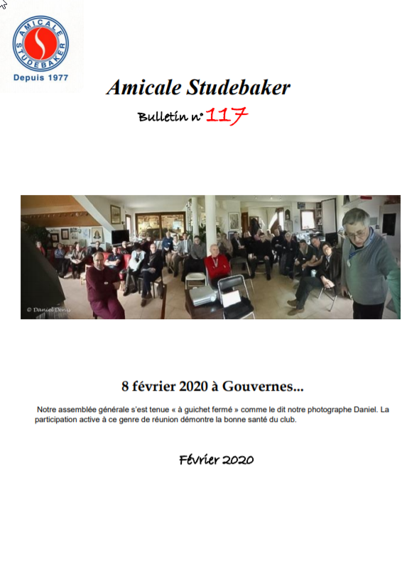 Bulletin n°117 Février 2020