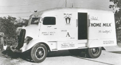 1936 Camion de livraison de lait Studebaker